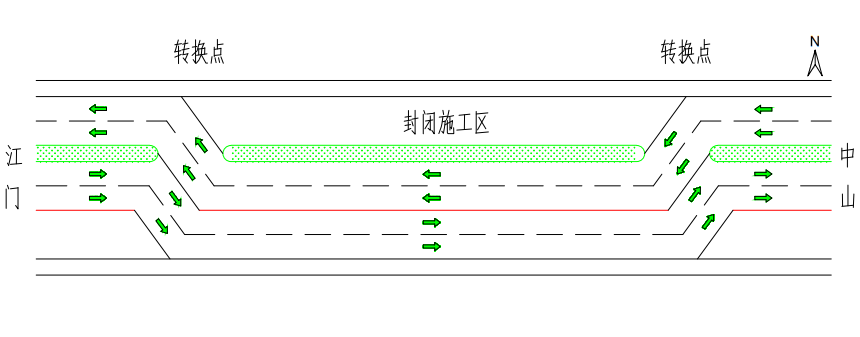 中江高速公路高速行驶方向有变